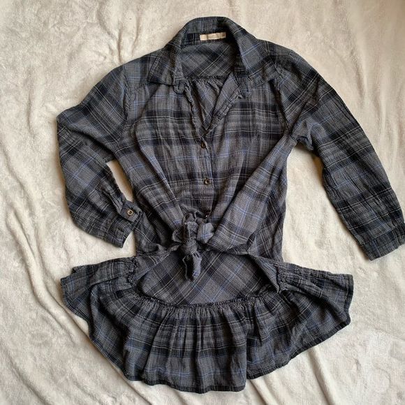 Hagel plaid 3/4 Button Up - Picture 7 of 8